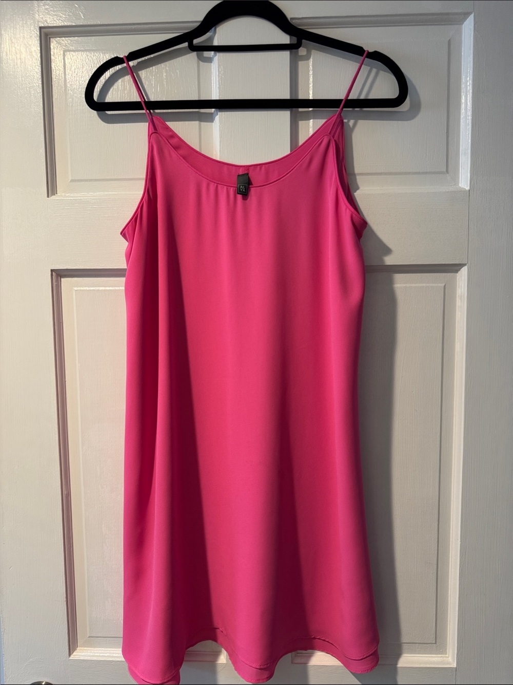 Alya Hot Pink Midi Slip Dress